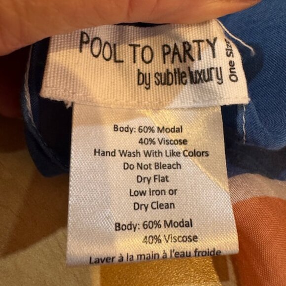 Pool to Party Coverup by Subtle Luxury OS - Picture 12 of 12